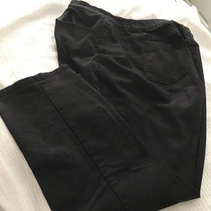 Plus size black jeans